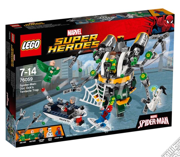 Lego 76059 - Marvel Super Heroes - Spider-Man - La Trappola Tentacolare Di Dottor Octopus gioco