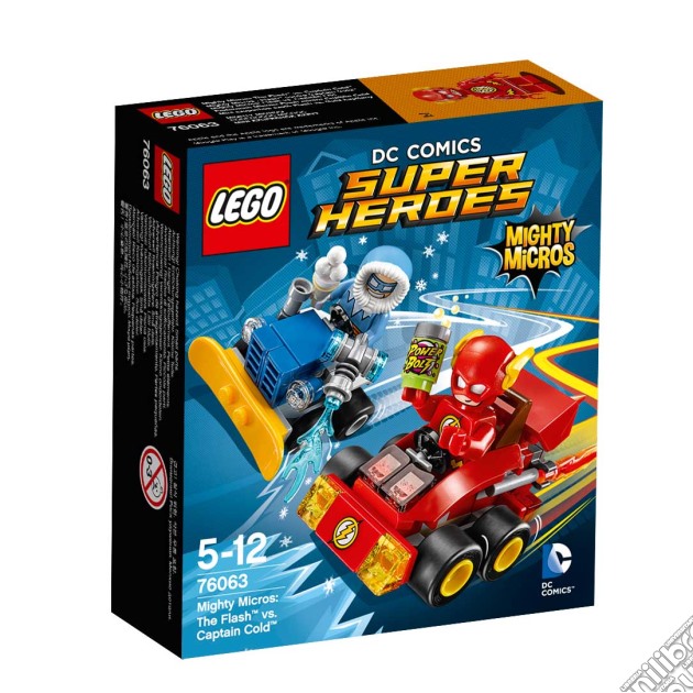 Lego 76063 - Dc Comics Super Heroes - Mighty Micros - Flash Contro Captain Cold gioco di Lego