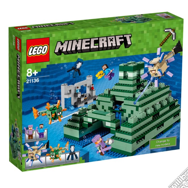 Lego 21136 - Minecraft - Monumento Oceanico gioco di Lego