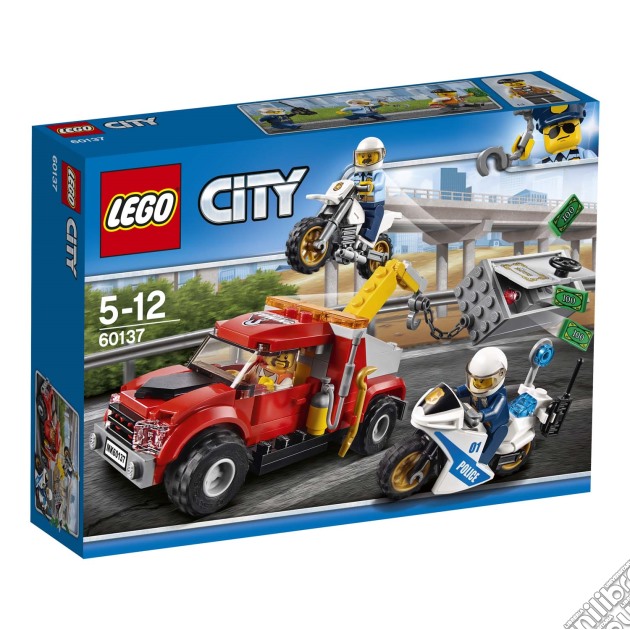 Lego 60137 - City - Polizia - Autogru' In Panne gioco