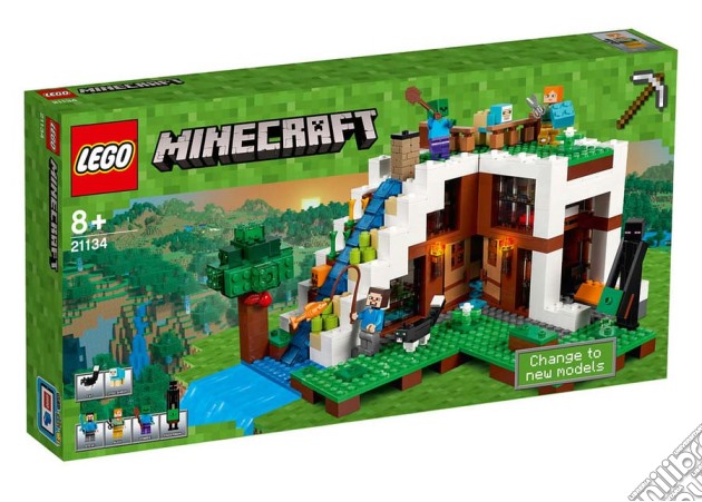 Lego 21134 - Minecraft - La Base Alla Cascata gioco