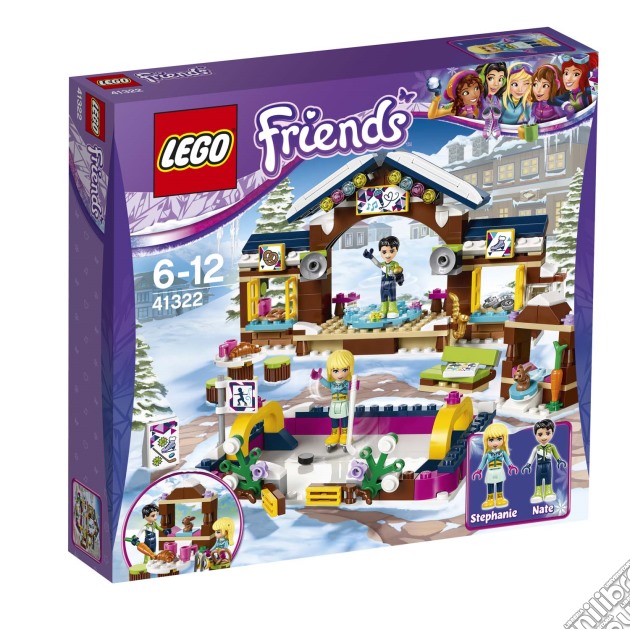 Lego 41322 - Friends - La Pista Di Pattinaggio Del Villaggio Invernale gioco di Lego