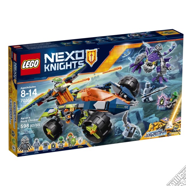 Lego 70355 - Nexo Knights - Scalarocce Di Aaron gioco di Lego