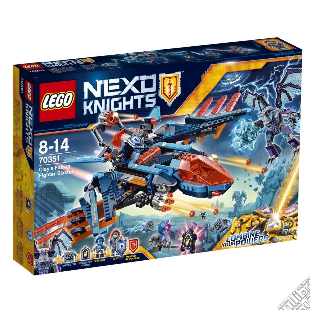 Lego 70351 - Nexo Knights - Il Falcon Fighter Di Clay gioco