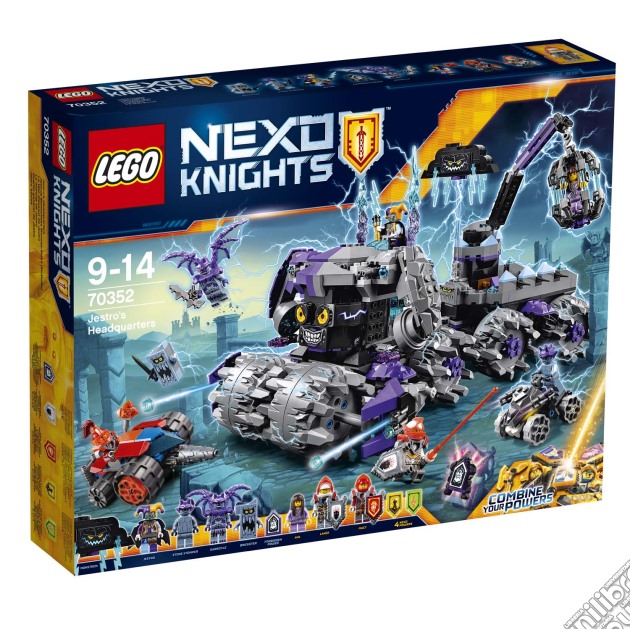 Lego 70352 - Nexo Knights - Il Quartier Generale Di Jestro gioco