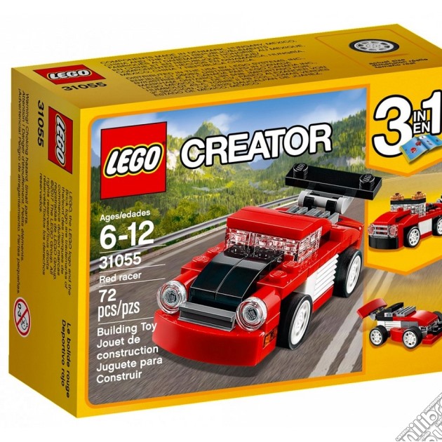 Lego 31055 - Creator - Bolide Rosso gioco