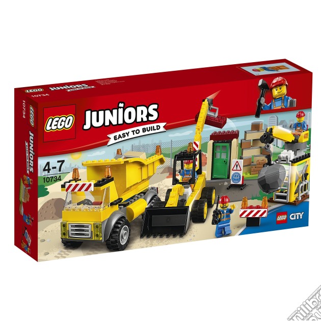 Lego 10734 - Juniors - Cantiere Di Demolizione gioco