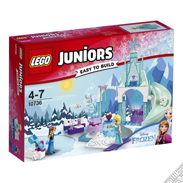 Lego 10736 - Juniors - Principesse Disney - Frozen - Il Castello Di Ghiaccio Di Elsa E Anna gioco