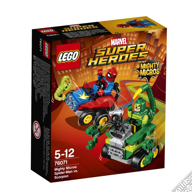 Lego 76071 - Marvel Super Heroes - Mighty Micros - Spider-Man Contro Scorpione gioco