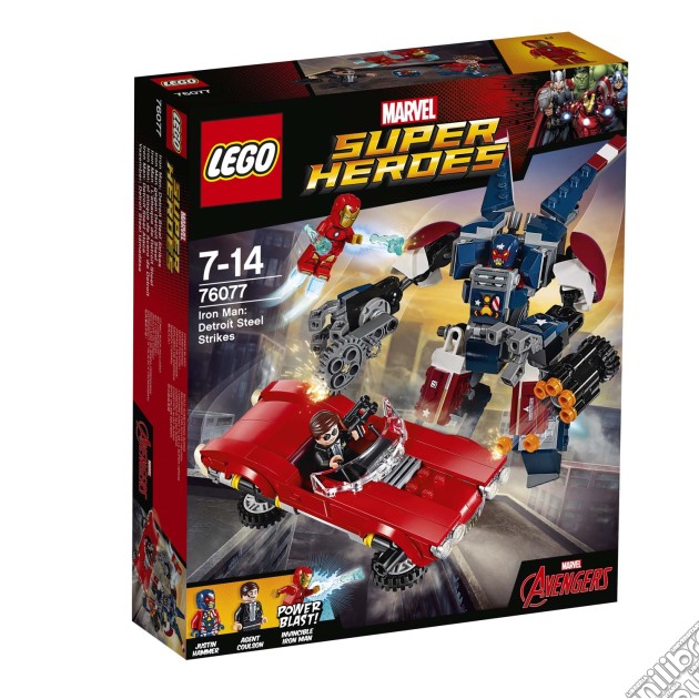 Lego 76077 - Marvel Super Heroes - Iron Man - L'Attacco Di Detroit Steel gioco