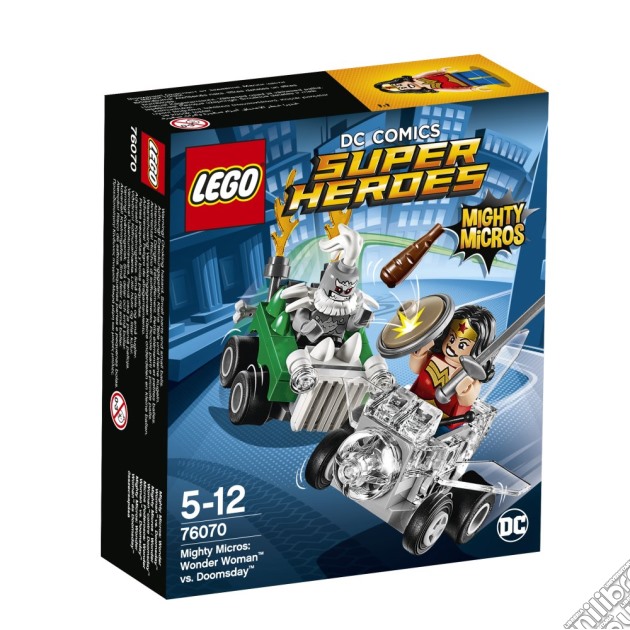 Lego 76070 - Dc Comics Super Heroes - Mighty Micros - Wonder Woman Contro Doomsday gioco