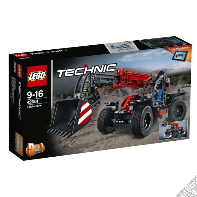 Lego 42061 - Techic - Ruspa Telescopica gioco