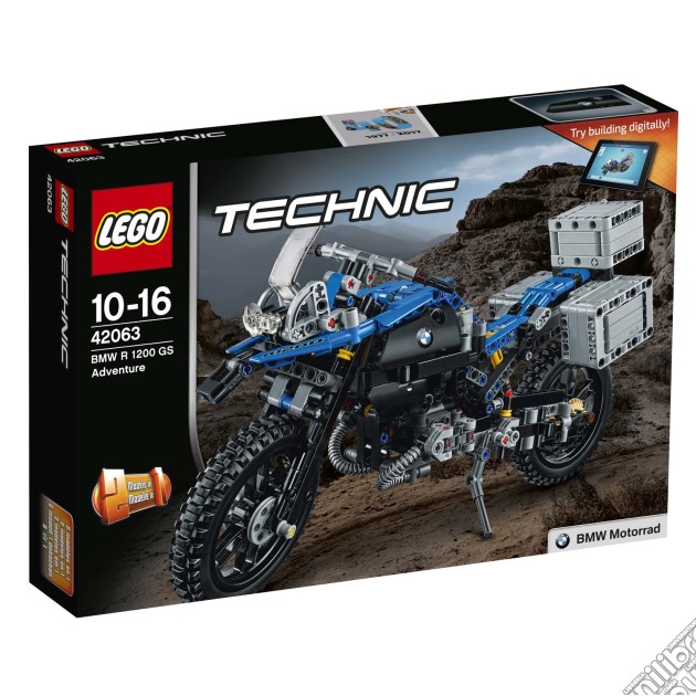 Lego Technic 42063 | Bmw R 1200 Gs Adventure gioco