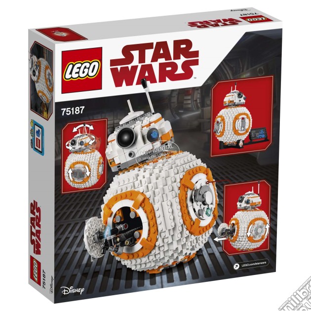 Lego 75187 - Star Wars - Confidential_brick Build Bb-8 gioco di Lego