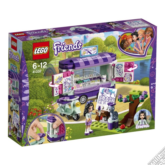 LEGO Friends: Lo stand dell'arte di Emma gioco di LEGO