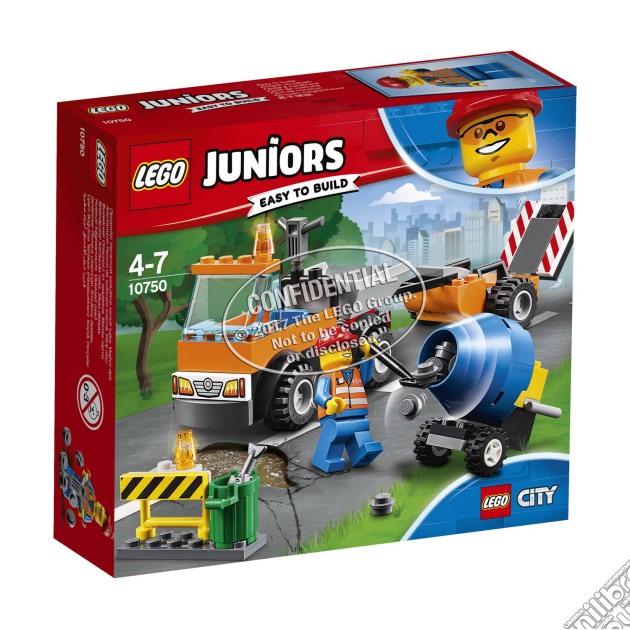 LEGO Juniors: Camion manutenzione strad. gioco di COS