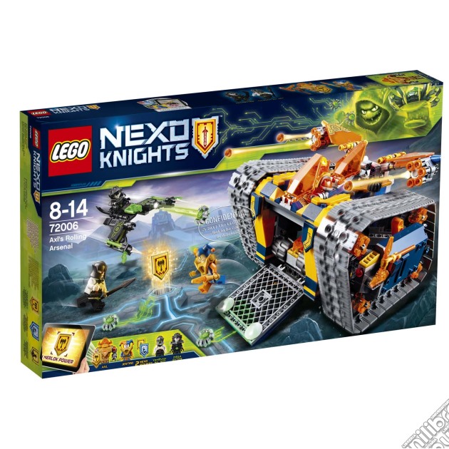 Lego 72006 - Nexo Knights - Arsenale Rotolante Di Axl gioco di Lego