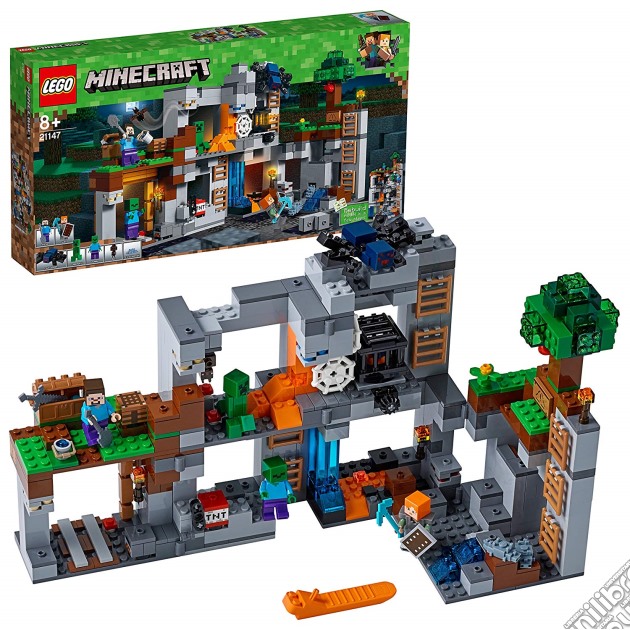 Lego 21147 - Minecraft - Avventure Con La Bedrock gioco di Lego