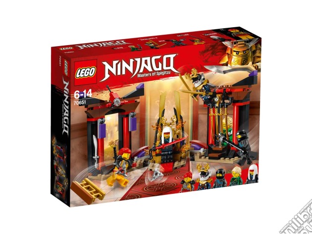 Lego 70651 - Ninjago - Duello Nella Sala Del Trono gioco di Lego