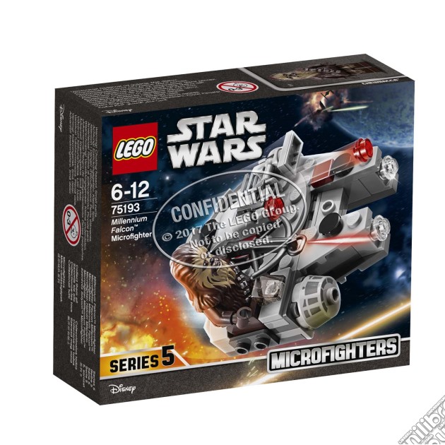 Lego 75193 - Star Wars - Microfighters Serie 5 - Millennium Falcon gioco di Lego