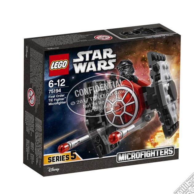 Lego 75194 - Star Wars - Microfighters Serie 5 - First Order Tie Fighter gioco di Lego