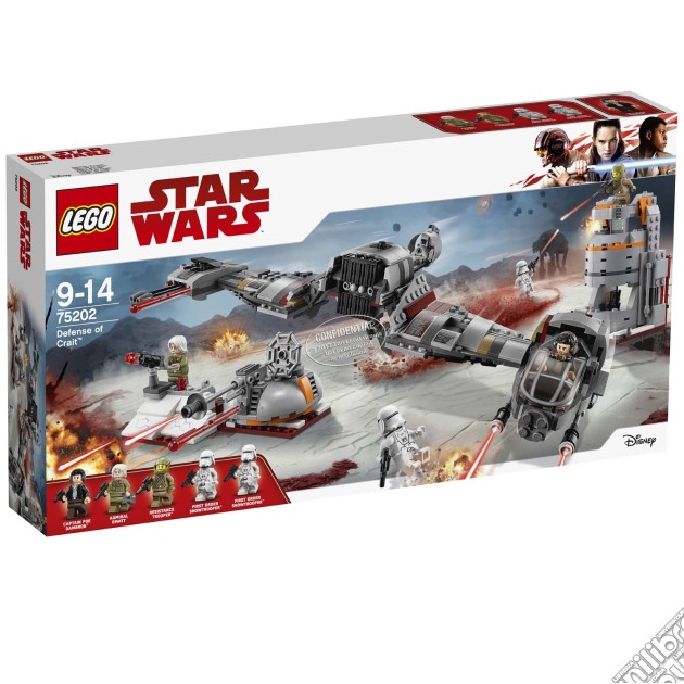 Lego 75202 - Star Wars - Carver With White Planet Trench gioco di Lego