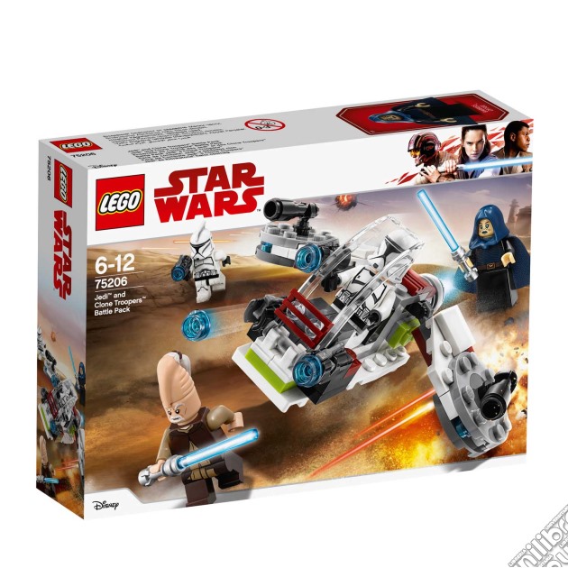 Lego 75206 - Star Wars - Battle Pack Jedi E Clone Troopers gioco di Lego