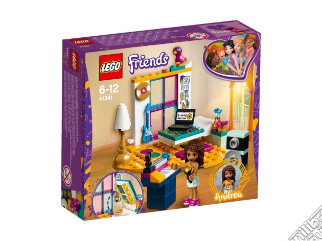 Lego 41341 - Friends - La Cameretta Di Andrea gioco di Lego