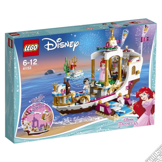 Lego 41153 - Principesse Disney - La Barca Della Festa Reale Di Ariel gioco di Lego