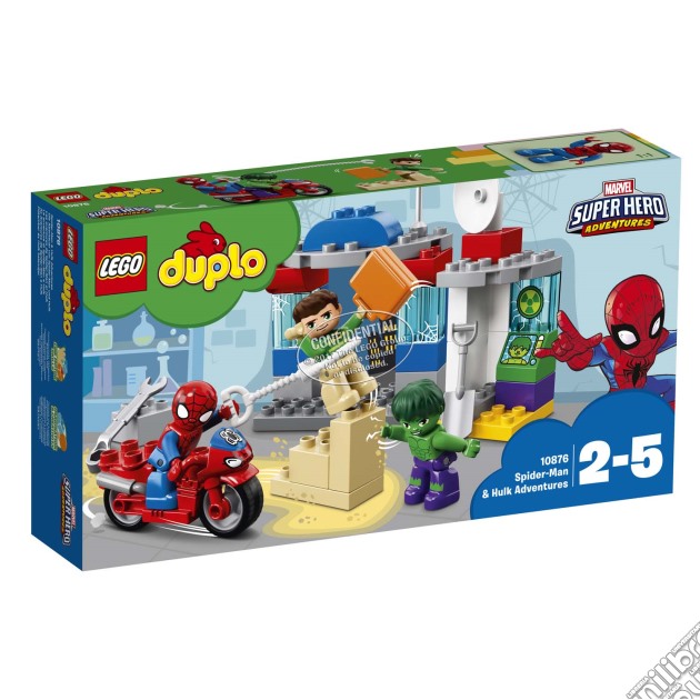 Lego 10876 - Duplo - Super Heroes - Le Avventure Di Spider-Man E Hulk gioco di Lego