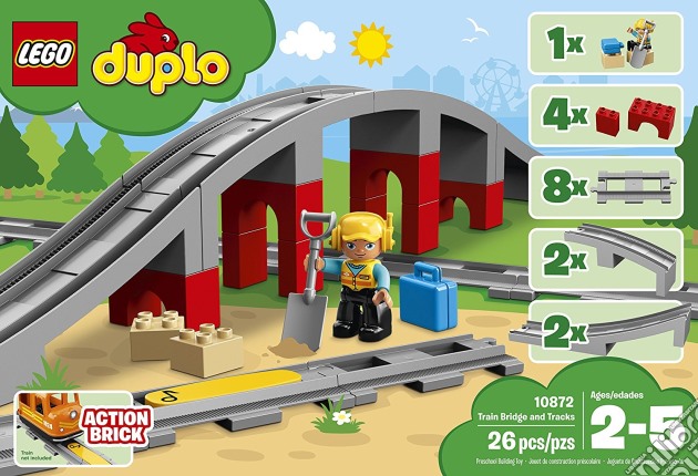 Lego 10872 | Duplo | Ponte E Binari Ferroviari gioco di Lego
