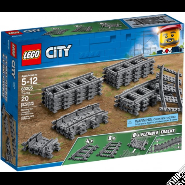 Lego: 60205 - City Trains - Binari gioco di Lego