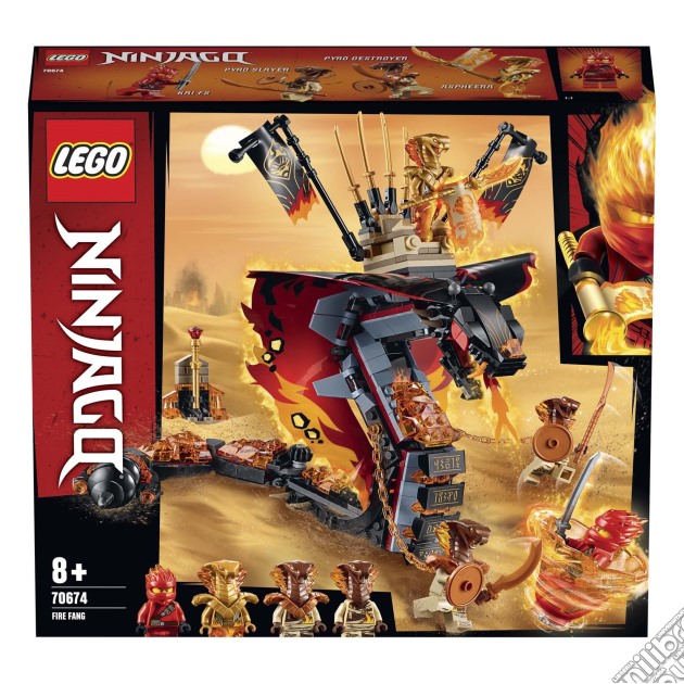 Lego 70674 - Ninjago - Zanna Di Fuoco gioco di LEGO