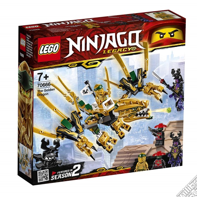 Il dragone d'oro. Ninjago-70666 gioco