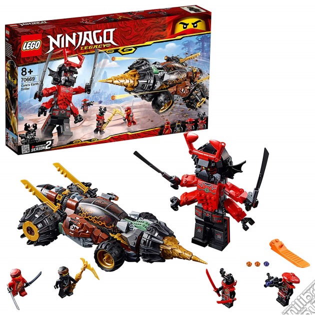 La trivellatrice di cole. Ninjago-70669 gioco