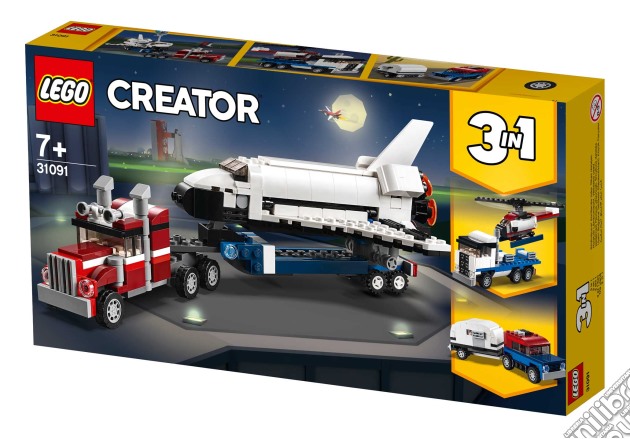 Trasportatore di shuttle. Lego Creator-31091 gioco