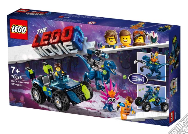 Lego Movie 2 (70826). Il fuoristrada Rex-tremo di Rex gioco