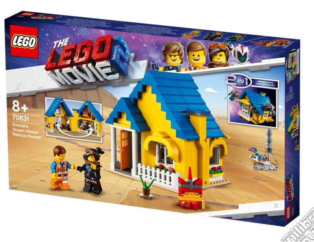 Lego Movie 2 (70831). La casa dei sogni-Razzo di soccorso di Emmet gioco