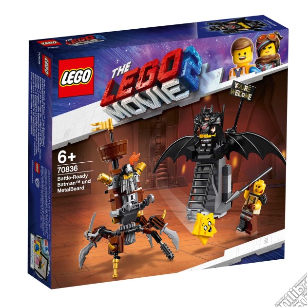 Lego Movie 2 (70836). Batman pronto alla battaglia e Barbacciaio gioco