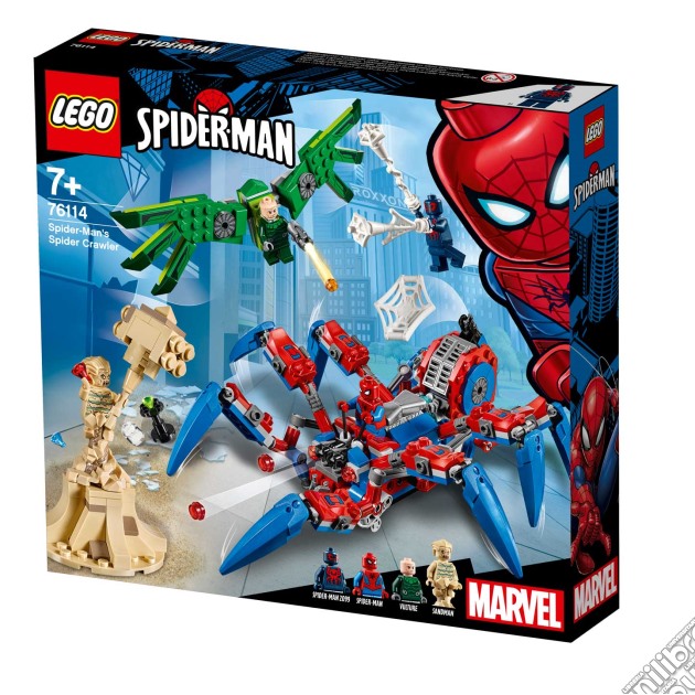 Conf-spider-man spider vehicle. Super Heroes-76114 gioco