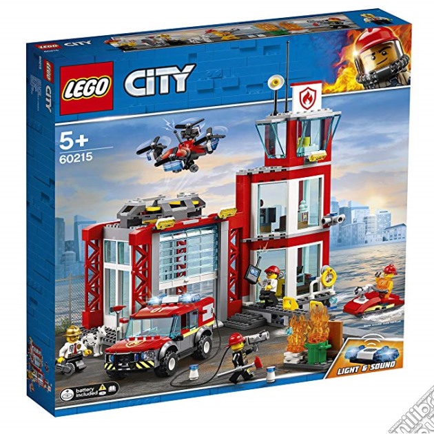 Caserma dei pompieri. City Fire-60215 gioco