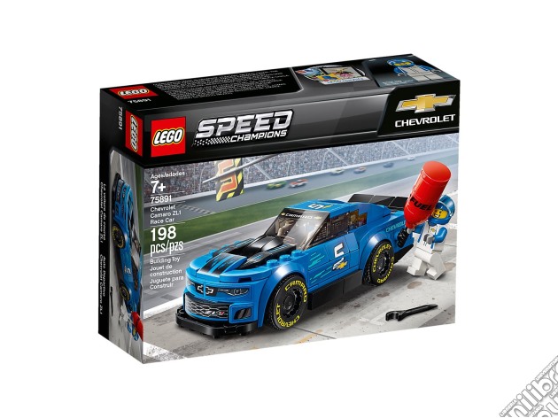Lego Speed Champions (75891). Auto da corsa Chevrolet Camaro ZL1 gioco