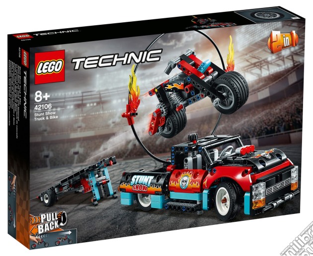 Lego 42106 - Technic - Truck E Moto Dello Stunt Show gioco