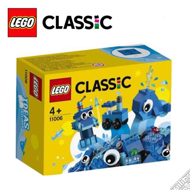 Lego 11006 - Lego Classic - Mattoncini Blu Creativi gioco