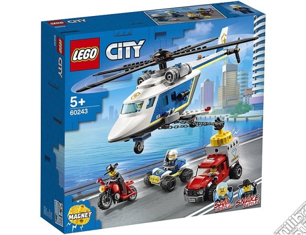 Lego 60243 - City - Inseguimento Sull'Elicottero Della Polizia gioco