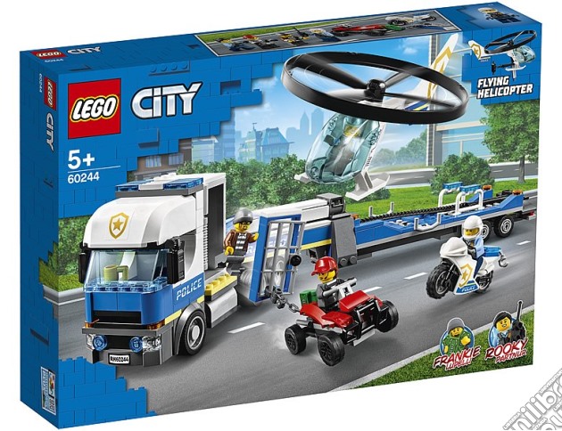 Lego 60244 - City - Trasportatore Di Elicotteri Della Polizia gioco