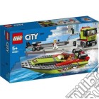 Lego 60254 - City - Trasportatore Di Motoscafi giochi