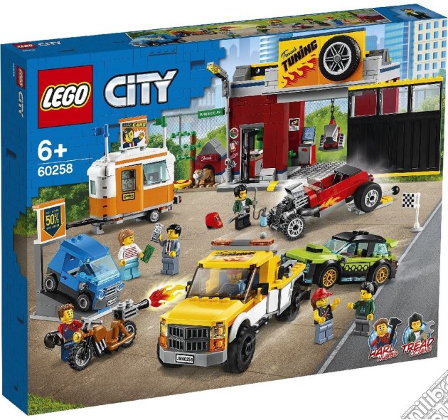 Lego: 60258 - City - Turbo Wheels - Autofficina gioco
