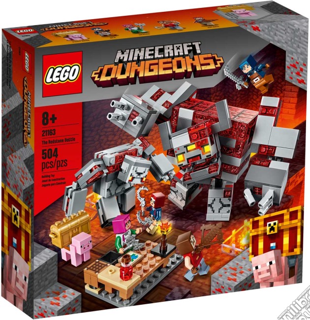 Lego 21163 - Minecraft - La Battaglia Della Pietrarossa gioco