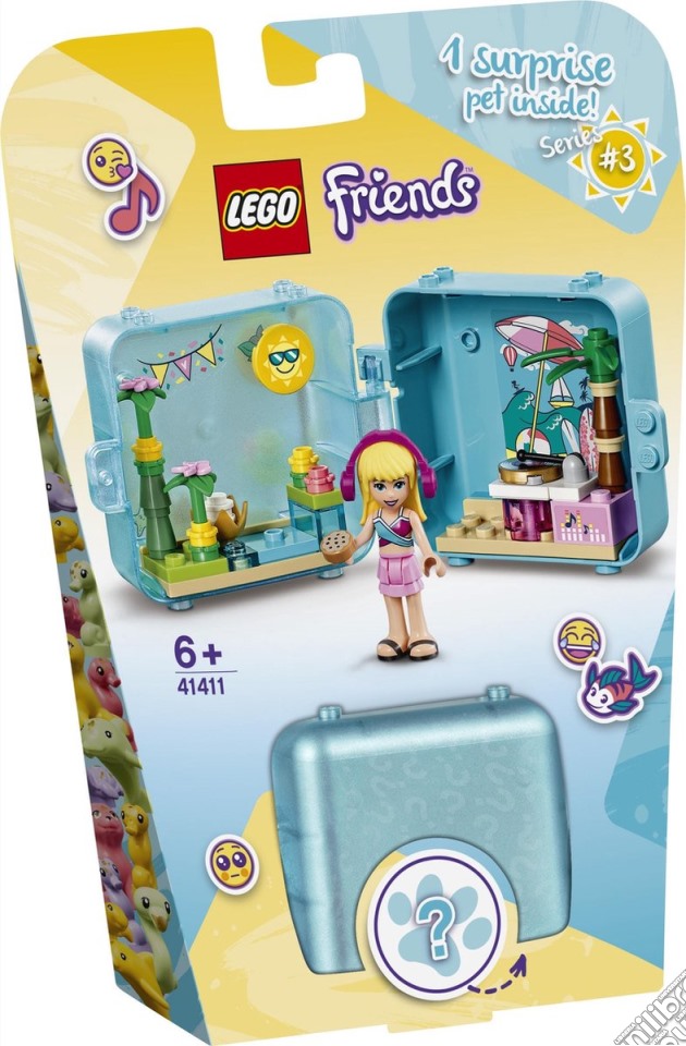 Lego 41411 - Lego Friends - Il Cubo Delle Vacanze Di Stephanie gioco